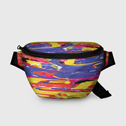 Поясная сумка Красочный бум, цвет: 3D-принт