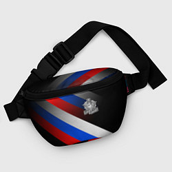 Поясная сумка Пограничные войска - флаг РФ, цвет: 3D-принт — фото 2