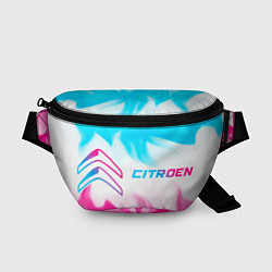 Поясная сумка Citroen neon gradient style: надпись и символ