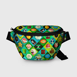 Поясная сумка Марио паттерн, цвет: 3D-принт