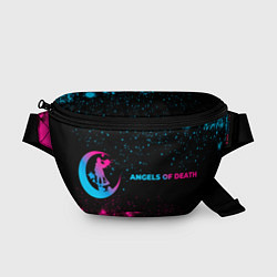 Поясная сумка Angels of Death - neon gradient: надпись и символ, цвет: 3D-принт