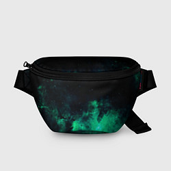 Поясная сумка Зелёная галактика Midjourney