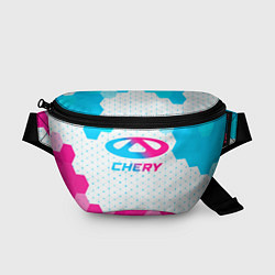 Поясная сумка Chery neon gradient style, цвет: 3D-принт