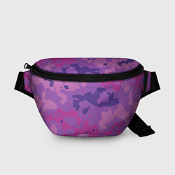 Поясная сумка Фиолетовый камуфляж