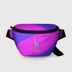 Поясная сумка Гимнастка с мячом, цвет: 3D-принт