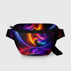 Поясная сумка Неоновая краска, цвет: 3D-принт