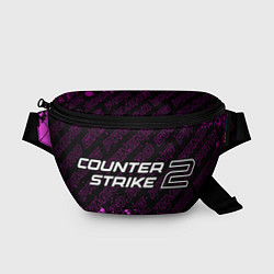 Поясная сумка Counter-Strike 2 pro gaming: надпись и символ, цвет: 3D-принт