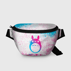 Поясная сумка Totoro neon gradient style