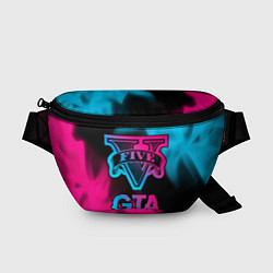 Поясная сумка GTA - neon gradient