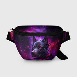 Поясная сумка Собака космос