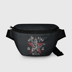 Поясная сумка Rockstar music, цвет: 3D-принт