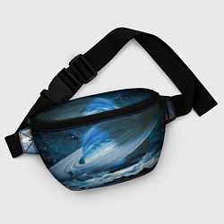 Поясная сумка Падение Сатурна - пейзаж, цвет: 3D-принт — фото 2