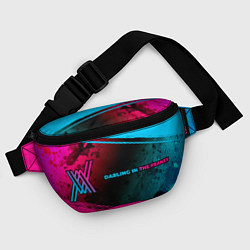 Поясная сумка Darling in the FranXX - neon gradient: надпись и с, цвет: 3D-принт — фото 2