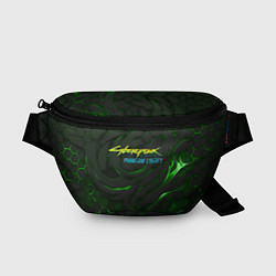 Поясная сумка Cyberpunk 2077 phantom liberty green