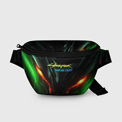 Поясная сумка Призрачная свобода зеленое свечение, цвет: 3D-принт
