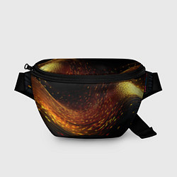 Поясная сумка Фон темное золото, цвет: 3D-принт