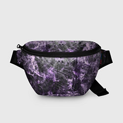Поясная сумка Текстура - Lilac smoke, цвет: 3D-принт