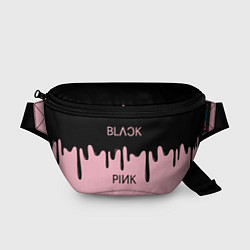 Поясная сумка Blackpink - краски, цвет: 3D-принт