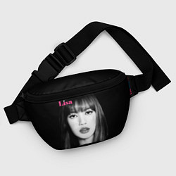Поясная сумка Blackpink Lisa Portrait, цвет: 3D-принт — фото 2