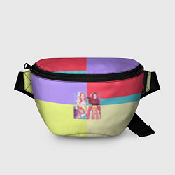 Поясная сумка Блек Пинк - разноцветный