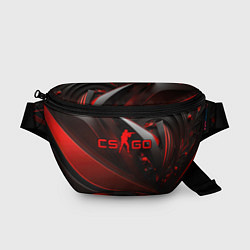 Поясная сумка CS GO red and black