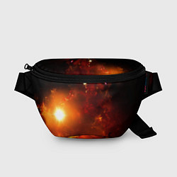 Поясная сумка Небо в огне, цвет: 3D-принт