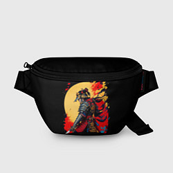Поясная сумка Японский самурай - закат