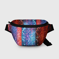 Поясная сумка Стихии воды и лавы, цвет: 3D-принт