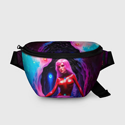 Поясная сумка Девушка в паучьей пещере, цвет: 3D-принт