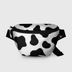 Поясная сумка Принт - пятна коровы
