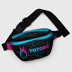 Поясная сумка Totoro - neon gradient: надпись и символ, цвет: 3D-принт — фото 2