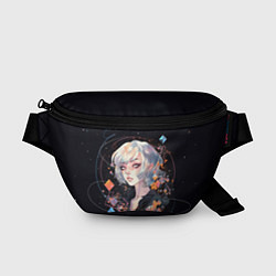 Поясная сумка Девушка с кристаллами, цвет: 3D-принт