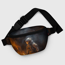 Поясная сумка Огонь в космосе, цвет: 3D-принт — фото 2