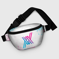 Поясная сумка Darling in the FranXX neon gradient style, цвет: 3D-принт — фото 2