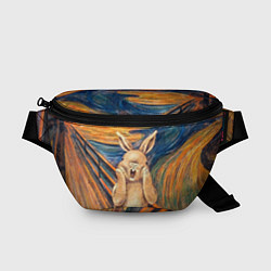 Поясная сумка Картина Крик - кролик, цвет: 3D-принт