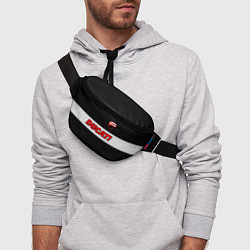 Поясная сумка Ducati motors - черный, цвет: 3D-принт — фото 2