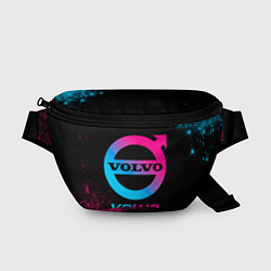Поясная сумка Volvo - neon gradient, цвет: 3D-принт