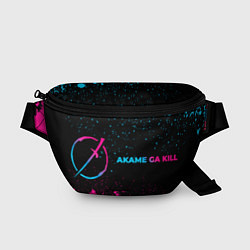 Поясная сумка Akame ga Kill - neon gradient: надпись и символ