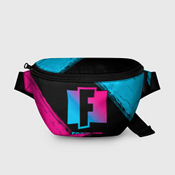 Поясная сумка Fortnite - neon gradient