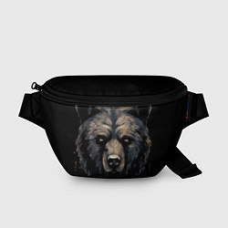Поясная сумка Крупный медведь, цвет: 3D-принт
