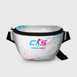 Поясная сумка Counter-Strike 2 neon gradient style