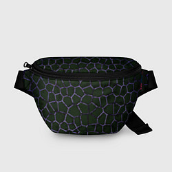 Поясная сумка Слабосветящаяся неоновая сетка, цвет: 3D-принт