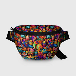 Поясная сумка Мифические монстрики, цвет: 3D-принт