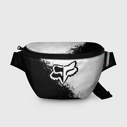 Поясная сумка Fox motocross - черно-белые пятна