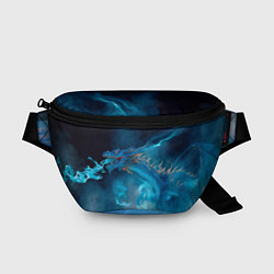 Поясная сумка Зимний ледяной дракон, цвет: 3D-принт