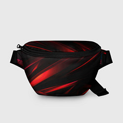 Поясная сумка Black and red