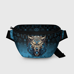 Поясная сумка Скандинавский волк Фенрир, цвет: 3D-принт