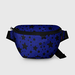 Поясная сумка Большие звезды синий