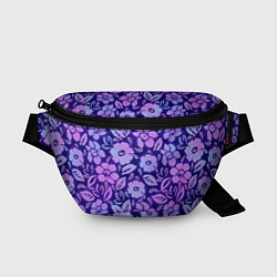 Поясная сумка Фиолетовые цветочки