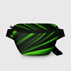 Поясная сумка Зеленый яркая текстура, цвет: 3D-принт